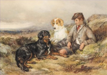 ペットと子供 Painting - よき仲間ヘイウッド・ハーディのペット